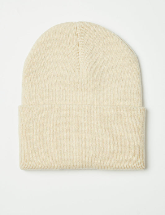 Watch Beanie Hat - Calico Beige