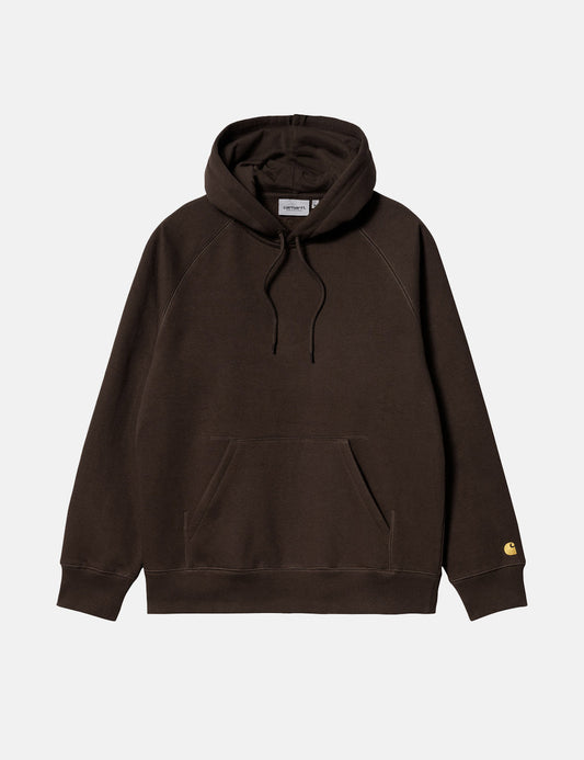 Chase Hooded Sweatshirt - Dark Umber Brown