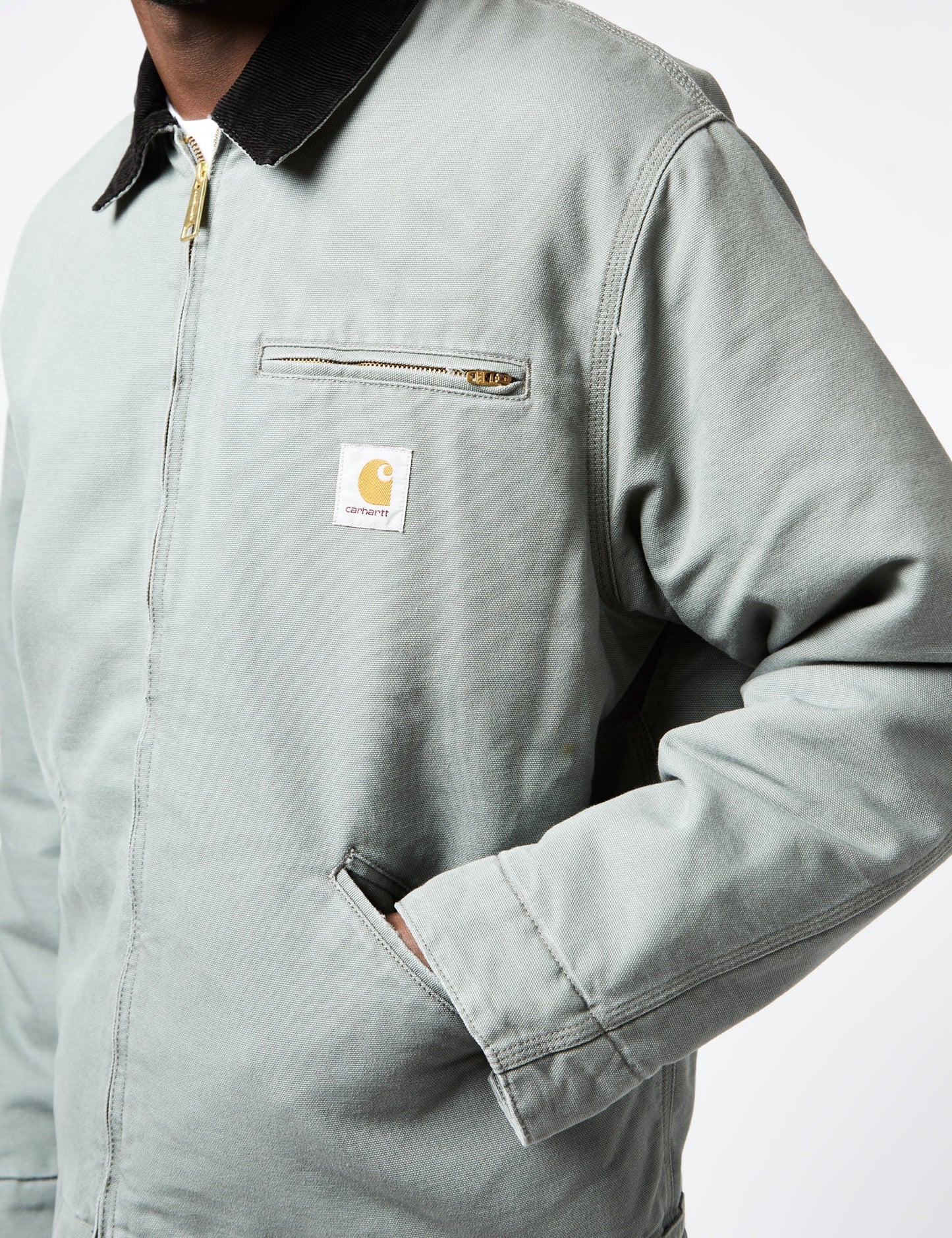 OG Detroit Jacket (Organic) - Smoke Green