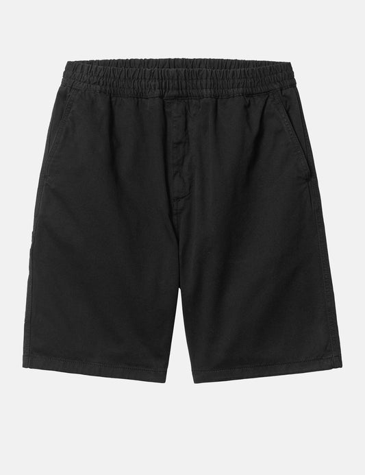 Flint Short - Black Garment Dyed